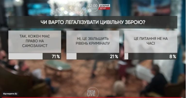 Право захистити себе. Дискусія на телеканалі Odesa Live